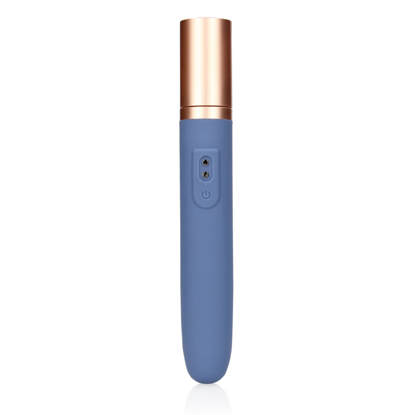 Travel Vibrator con dispenser per lubrificante - Blue Horizon  