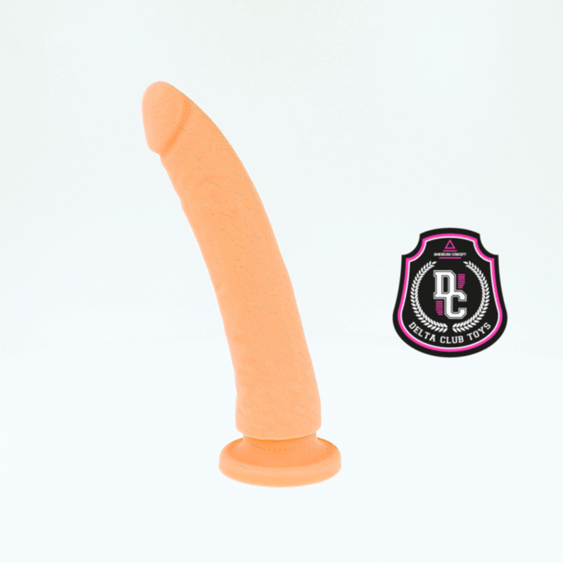 DELTA CLUB - DILDO SILICONE MEDICO NATURALE 17 CM -O- 3 CM