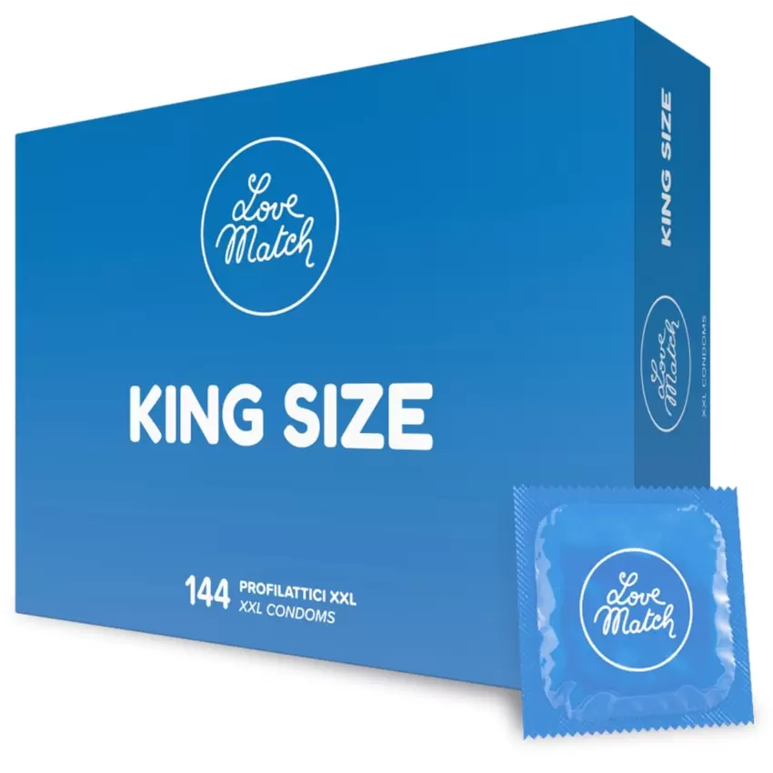 Preservativi Love Match King Size - 144 pezzi  