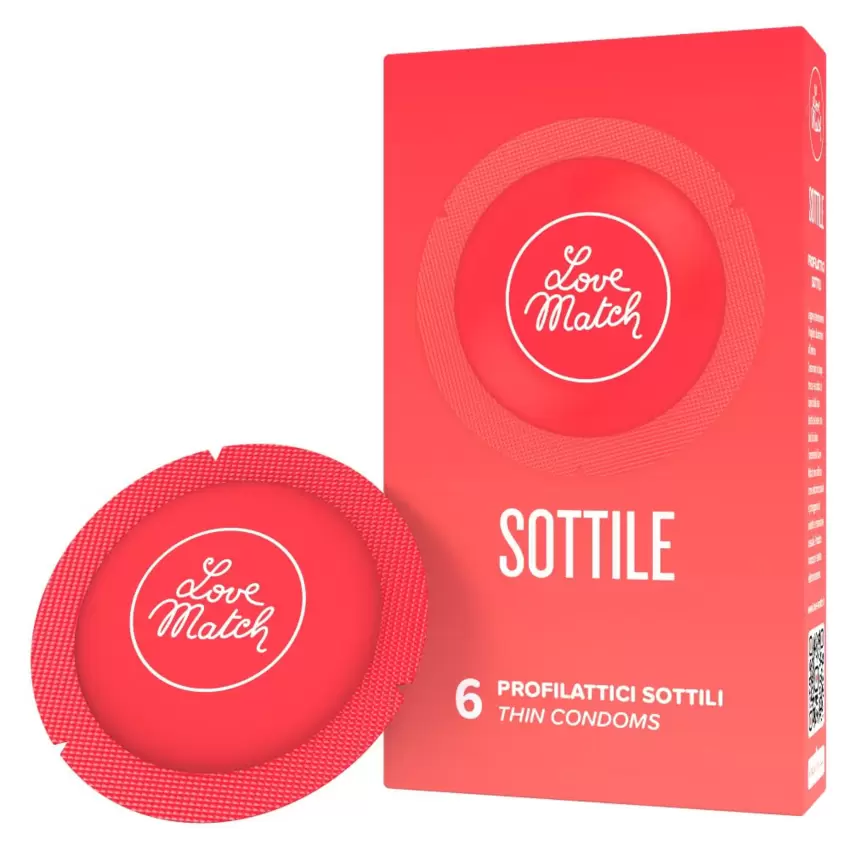 Preservativi Love Match Sottile - 6 pezzi  