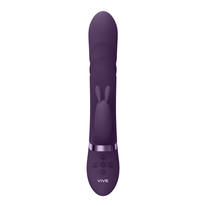 Nari - Perline Vibranti e Rotanti, G-Spot Rabbit - Viola  