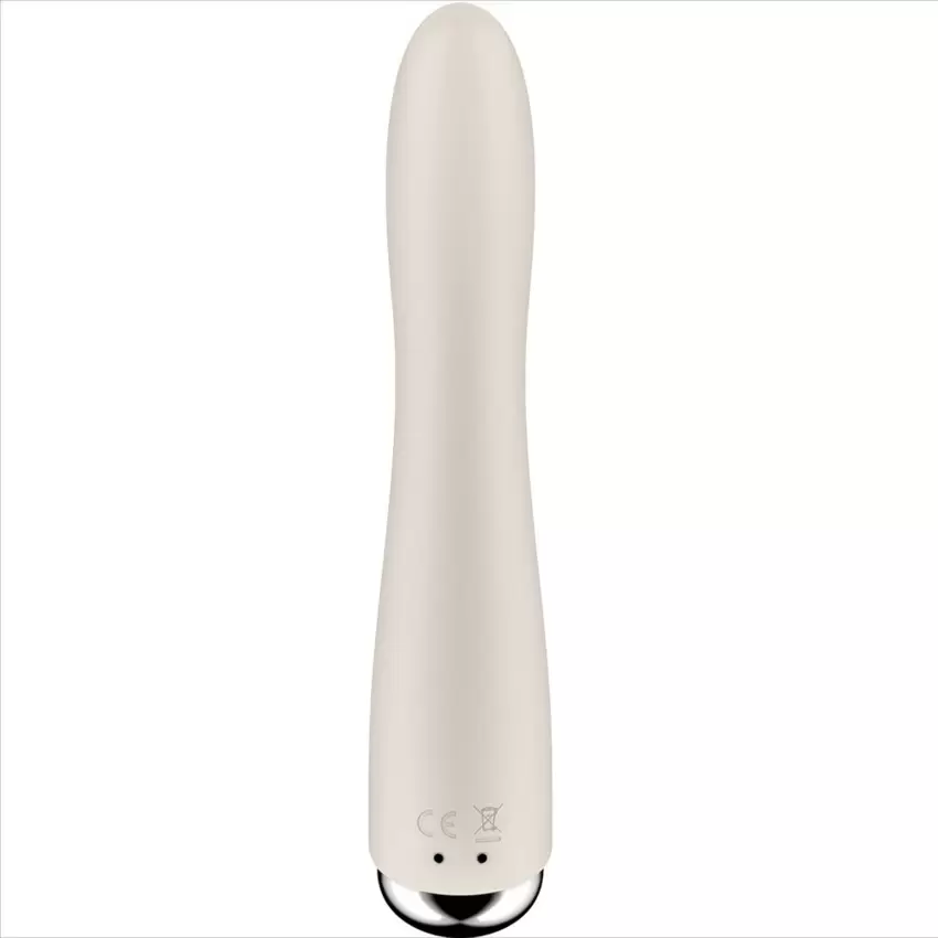 SATISFYER - VIBRATORE ROTATORE SPINNING VIBE 1 G-SPOT BEIGE  