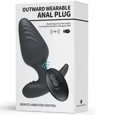 Anal plug vibrante con controllo remoto 