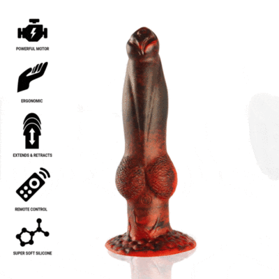 EPIC - PROMETHEUS DILDO TITAN IN FIAMME TELECOMANDO RICARICABILE 