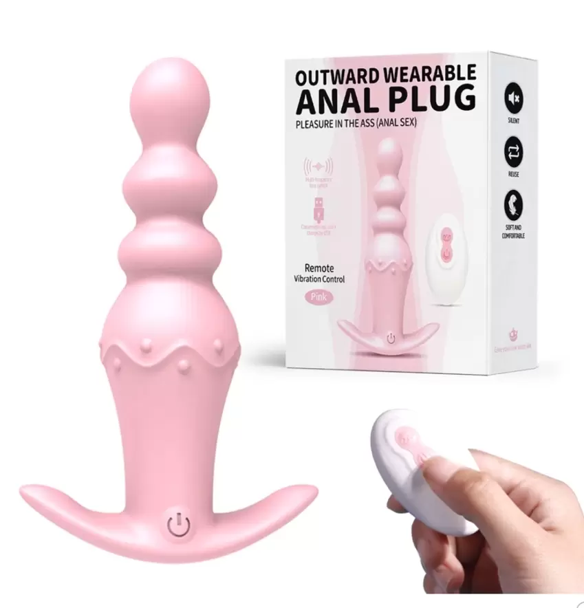 Anal Plug outward wearable 2 colori  