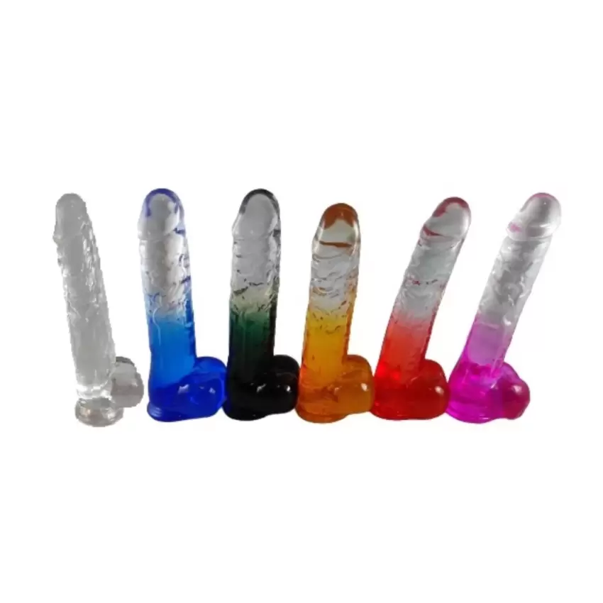 Dildo realistico con palle QSD-004  