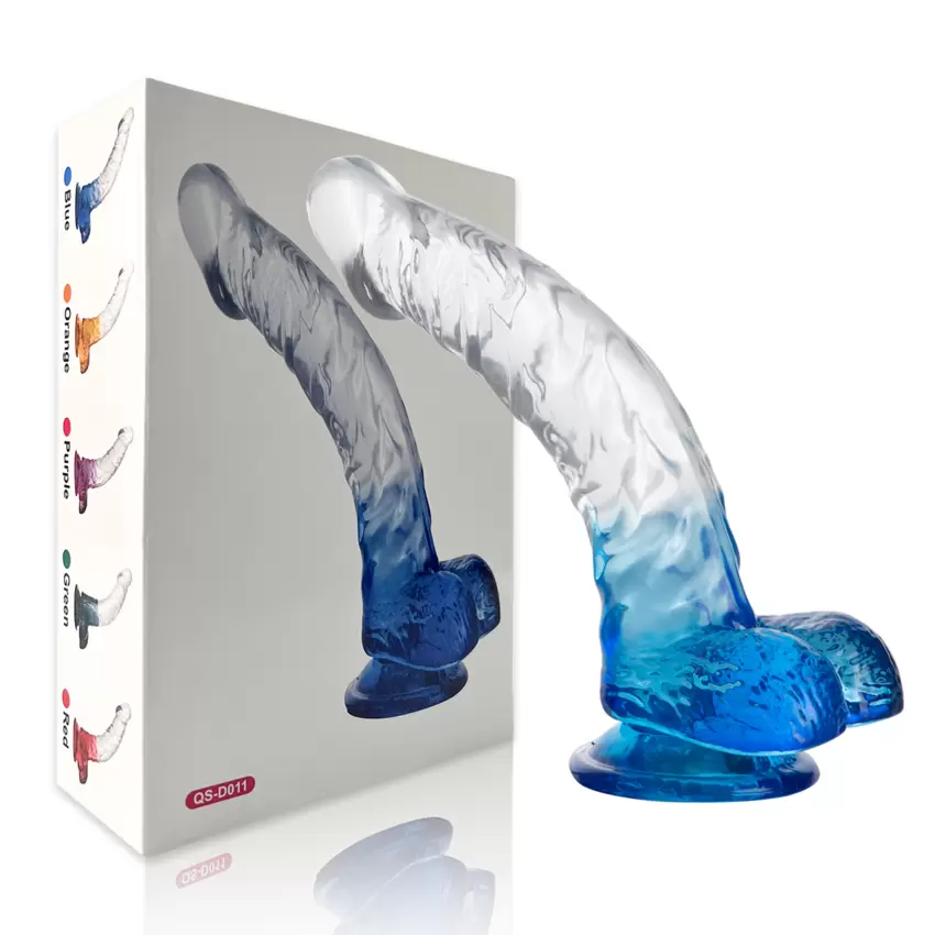 Dildo  con testicoli -QS-D011  