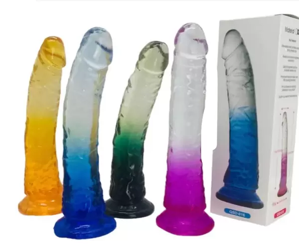 Dildo realistico trasparente QSD-016  