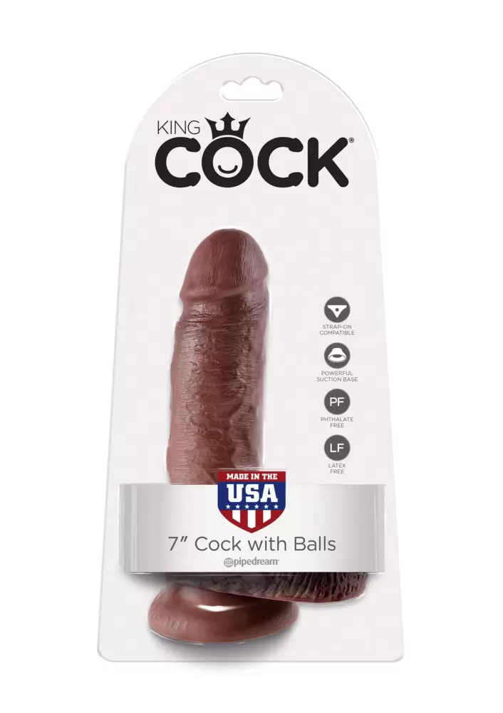 FALLO ULTRA REALISTICO CON TESTICOLI COCK 7 INCH  