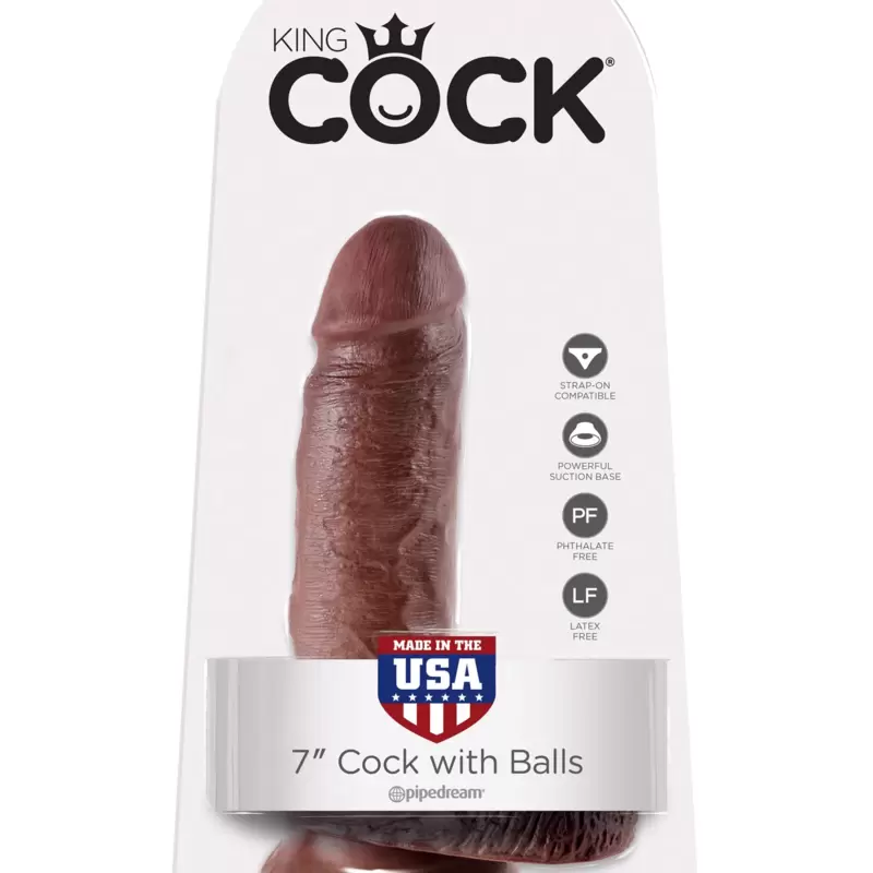 FALLO ULTRA REALISTICO CON TESTICOLI COCK 7 INCH