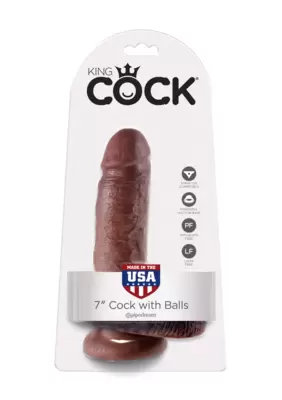 FALLO ULTRA REALISTICO CON TESTICOLI COCK 7 INCH 