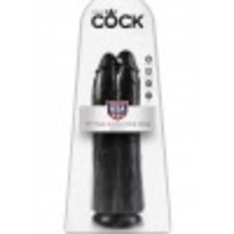 DOPPIO DILDO KING COCK 11 NERO