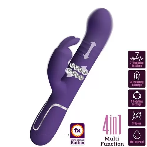 PRETTY LOVE - COALE VIBRATORE RABBIT 4 IN 1 VIOLA  