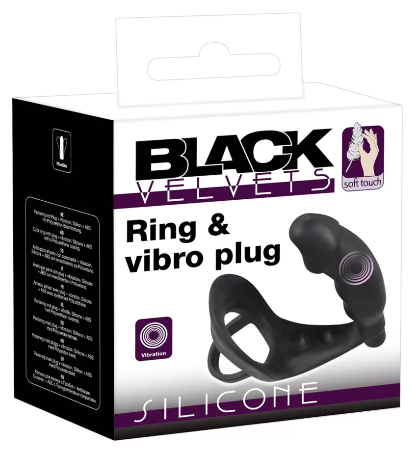 ANELLO CON PLUG VIBRANTE  