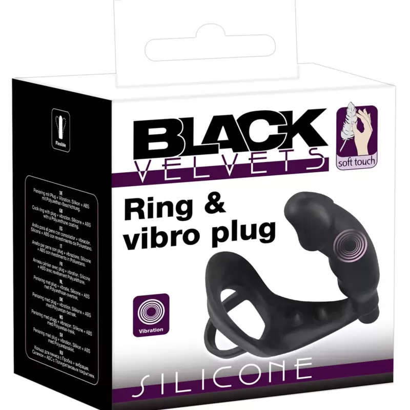 ANELLO CON PLUG VIBRANTE