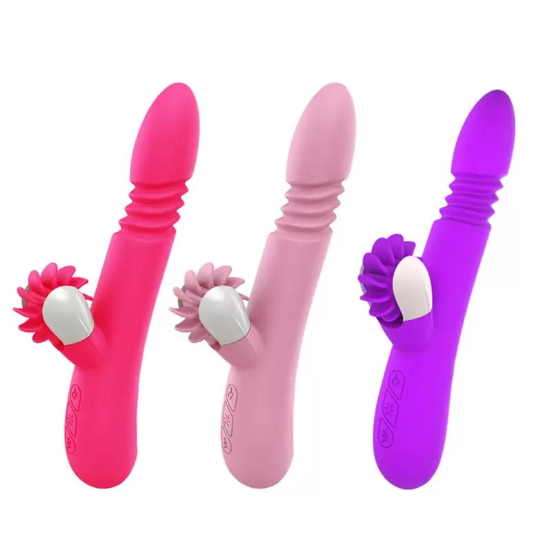 Annie Telescopic Rotation Tongue Vibrator  