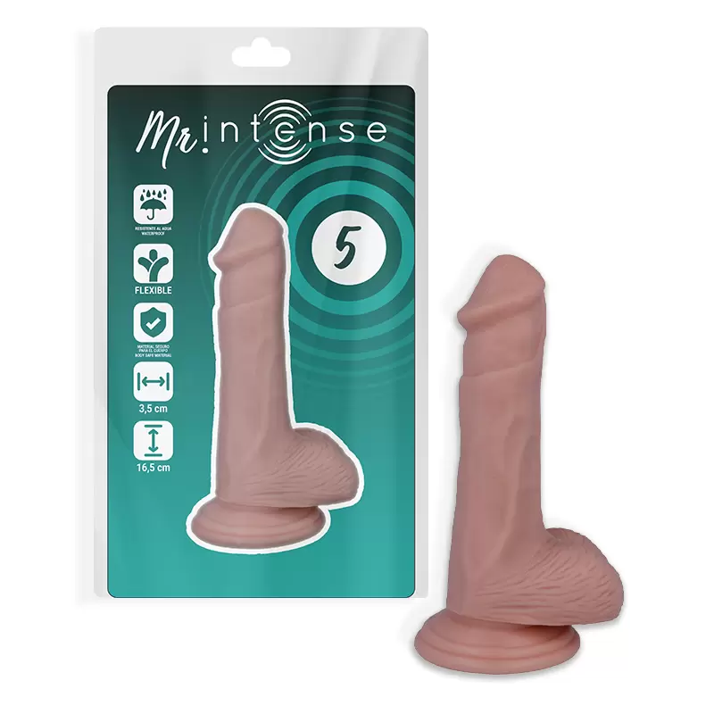 MR INTENSE - 5 PENE REALISTICO 16.5 CM -O- 3.5 CM  