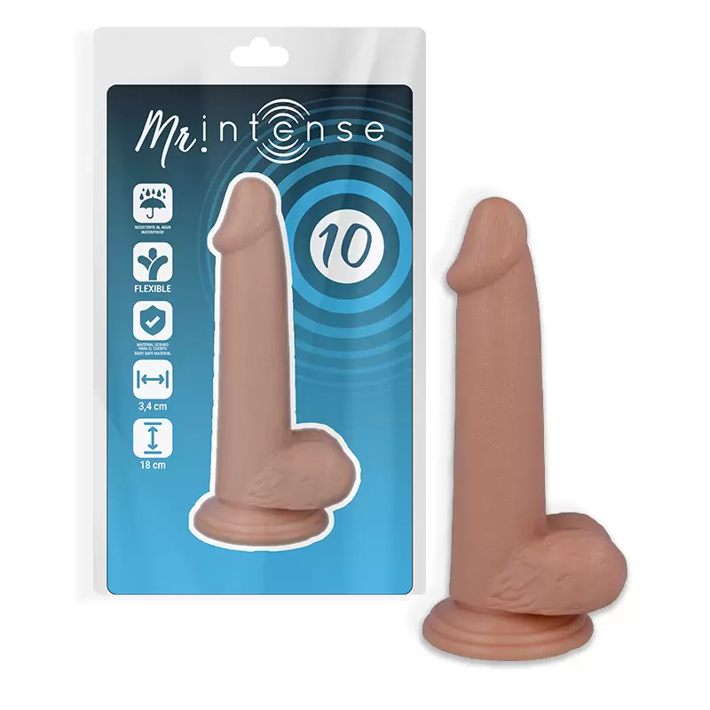 MR INTENSE - 10 REALISTIC PENIS 18 CM -O- 3.4 CM  