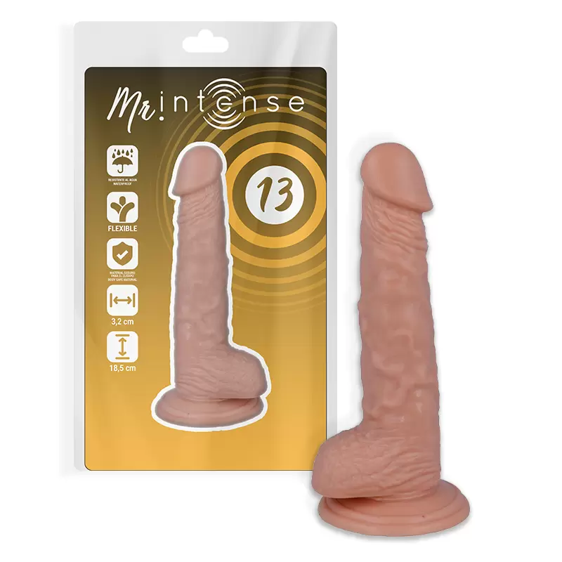 MR INTENSE - 13 PENE REALISTICO 18.5 CM -O- 3.2 CM  