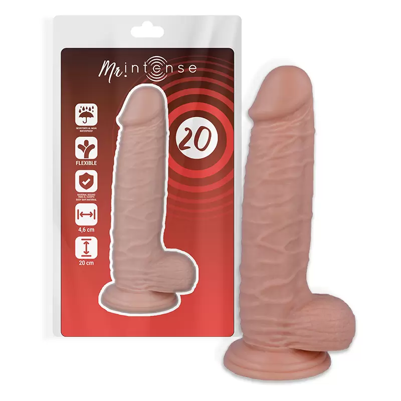 MR INTENSE - 20 REALISTIC PENIS 20 CM -O- 4.6 CM  