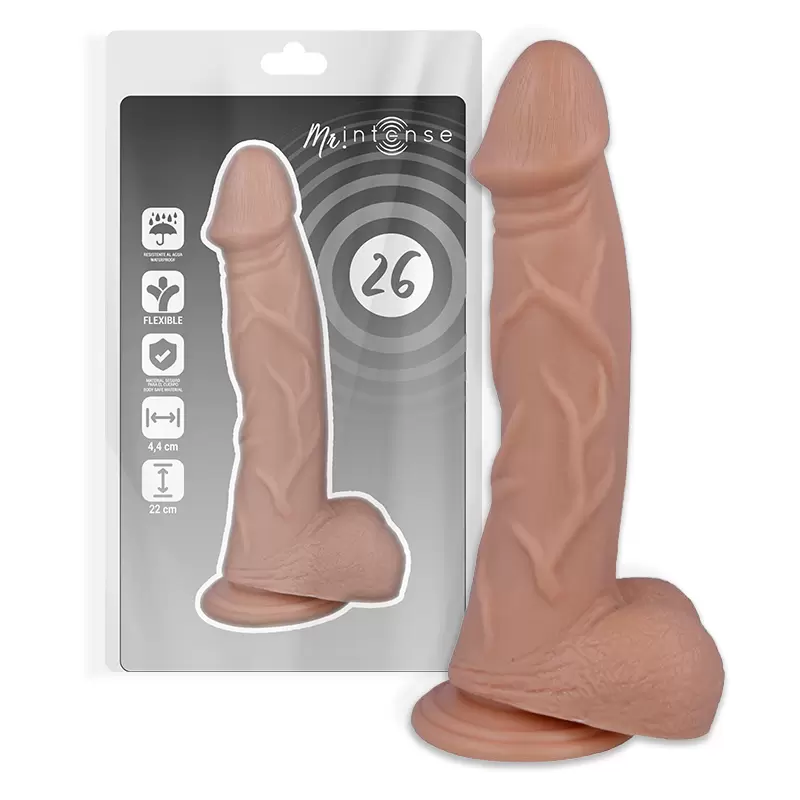 MR INTENSE - 26 PENE REALISTICO 22 CM -O- 4.4 CM  