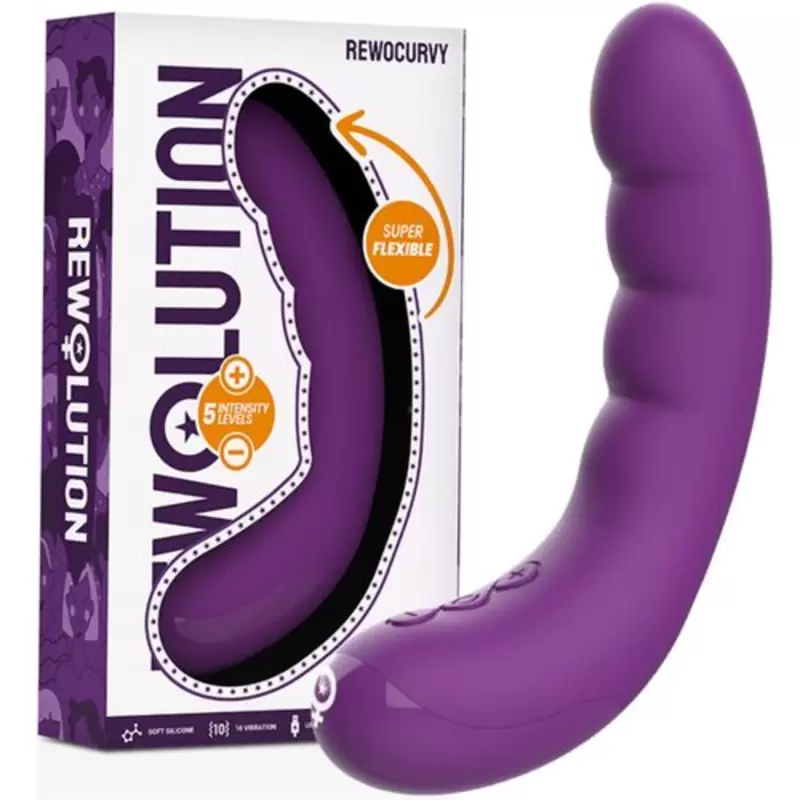 REWOLUTION - VIBRATORE FLESSIBILE RICARICABILE REWOCURVY