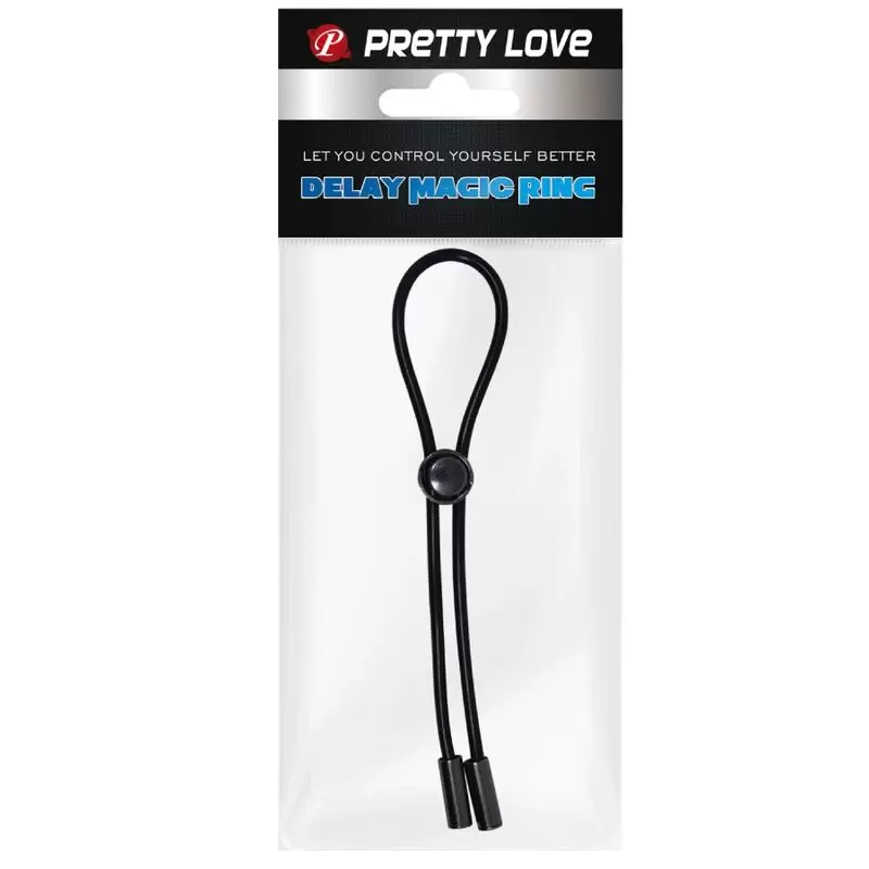 PRETTY LOVE - ANELLO PER PENE E TESTICOLI CON CORDONCINO  