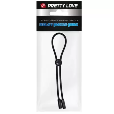 PRETTY LOVE - ANELLO PER PENE E TESTICOLI CON CORDONCINO 