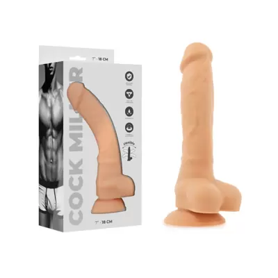 COCK MILLER - COCKSIL ARTICOLABILE DENSIT IN SILICONE 18 CM 