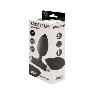 Lola Games - Plug Anale con Pallina in Metallo Perfection - Nero 