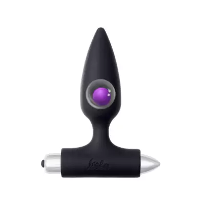 Lola Games - Plug Anale Vibrante con Pallina in Metallo Glory - Nero  