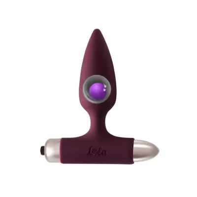 Lola Games - Plug Anale Vibrante con Pallina in Metallo Glory - Rosso  