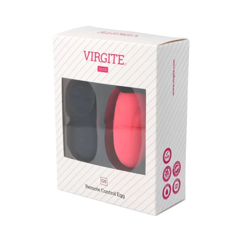 Virgite - Ovulo Ricaricabile con Controllo Remoto G5 - Rosa  