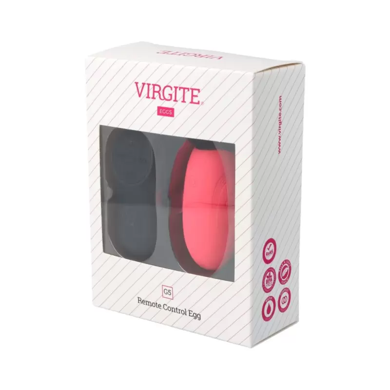 Virgite - Ovulo Ricaricabile con Controllo Remoto G5 - Rosa