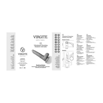 Virgite - Vibratore Thruster Ricaricabile R13 - Color Carne 