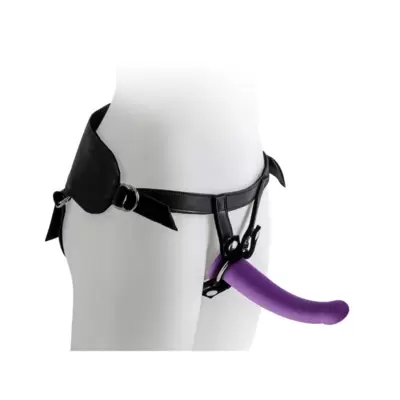 Virgite - Strap-On Taglia L con Dildo 7  Viola 