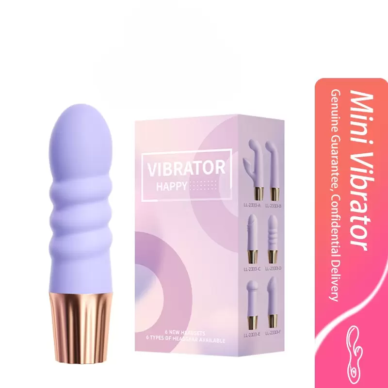 Vibrator wand happy lilla  