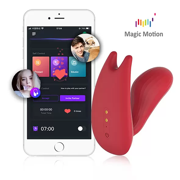 Magic Motion - Umi Smart Wearable Dual Motor Vibrator Rosso  