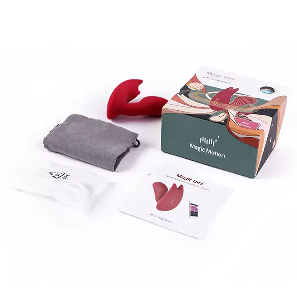 Magic Motion - Umi Smart Wearable Dual Motor Vibrator Rosso  