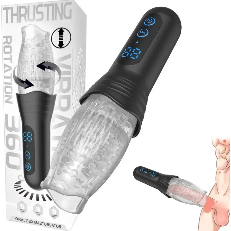 Thrusting oral sex masturbator  